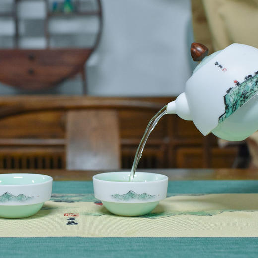 羽诗制造出品 雪域明珠套装茶具文创礼盒 商品图1