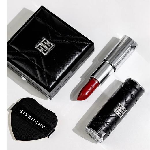 【预售 急单慎拍】Givenchy纪梵希2022春季新品限定皮革遮瑕气垫C105 唇膏口红N333 商品图0