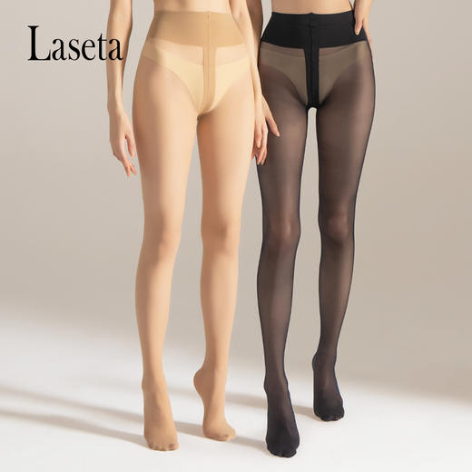 【清仓买1送1】Laseta10D蜜桃臀美肤防晒面膜连裤袜【232-4】 商品图6