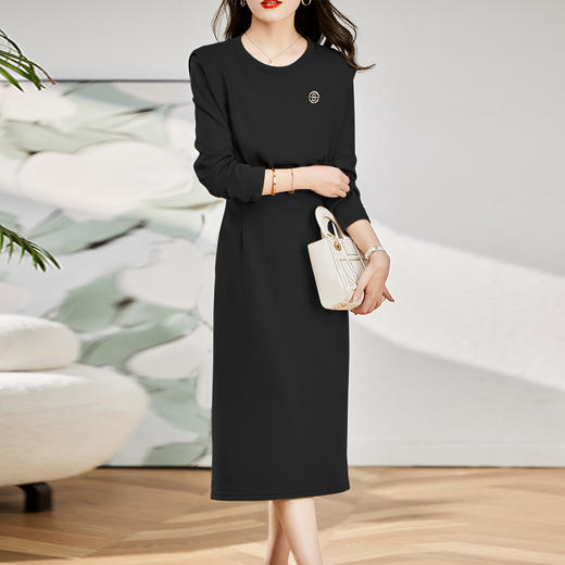 春装新款，时尚气质针织包臀连衣裙HR-ZYF2319-1 商品图4