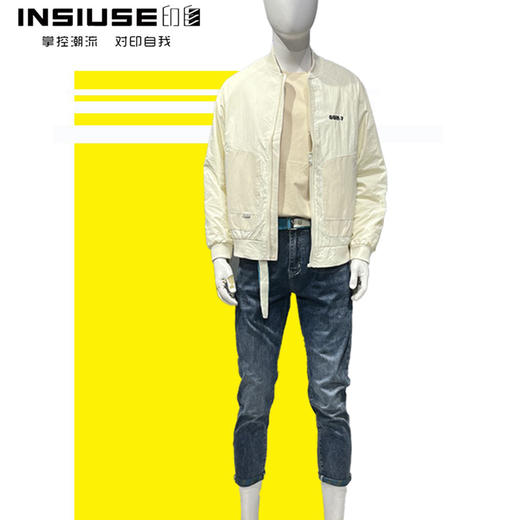 印自男装外套1910300【米色/黑色】 商品图0