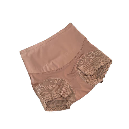 黛唯梵2023新款嗨瘦S26塑形美体收腹裤贵妇缎面丝滑面料提臀收胯蕾丝缓压裤 商品图4