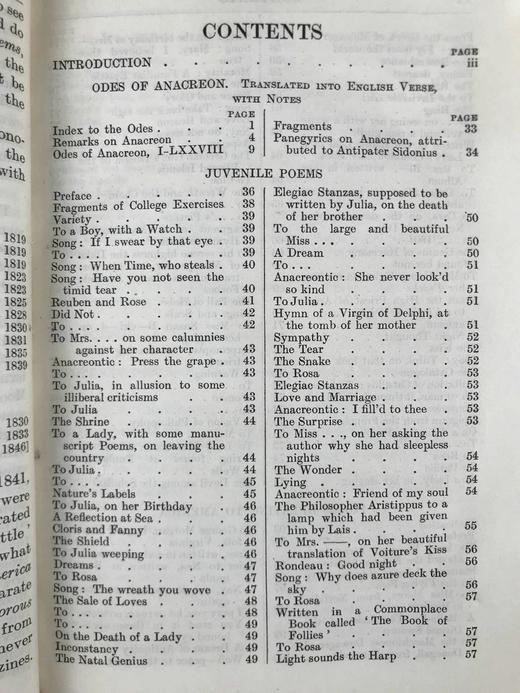 工坊特装本！1910年 托马斯·摩尔诗集 1幅肖像插图 全真皮精装32开 商品图5