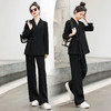 春装新款，套装宽松显瘦外套西装阔腿裤两件套HR-MYL2308-1 商品缩略图6