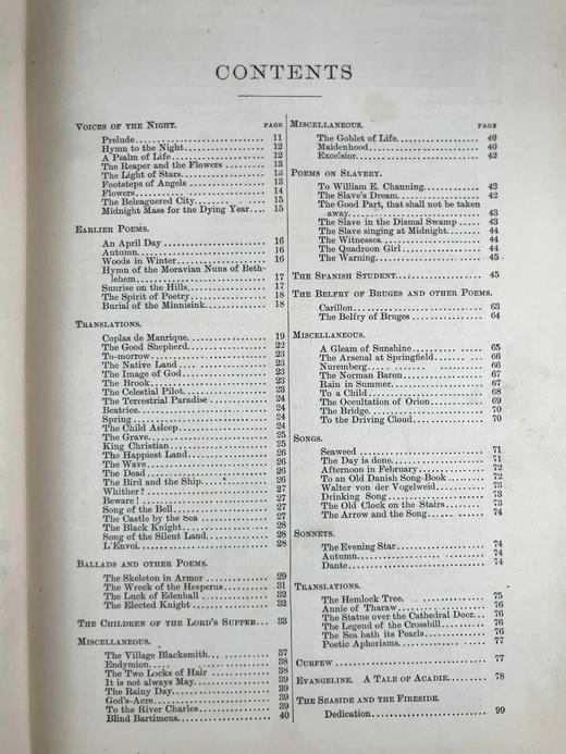 1882年 朗费罗诗集 约百幅版画插图 漆布精装16开 商品图4
