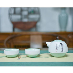 羽诗制造出品 素心常在套装茶具文创礼盒