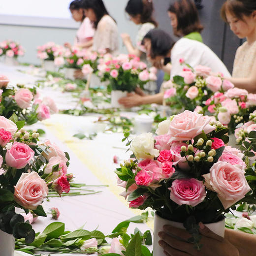 护士节母亲节38女神节妇女节花艺插花花艺沙龙活动手工活动公司企业团体团建亲子福利diy高端抱抱桶系列量大可优 商品图1