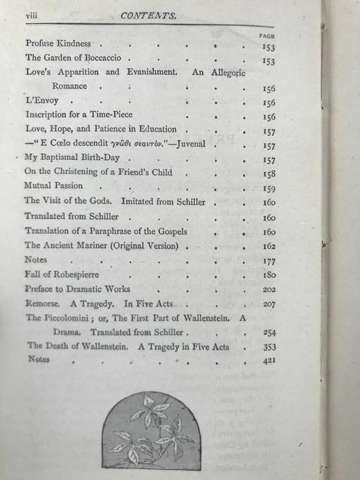 约19世纪后期 柯勒律治诗集 约3幅插图 漆布精装32开 商品图6