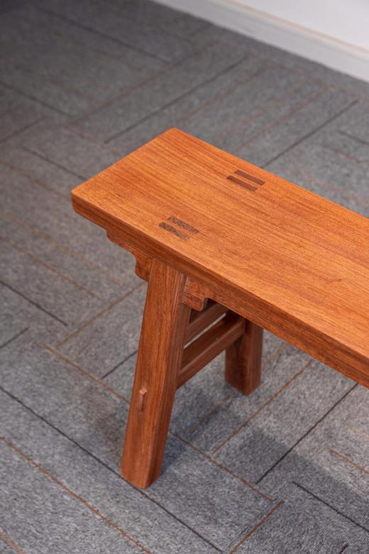 红桥红  家具严选  缅甸花梨（大果紫檀）【110大长板凳】 商品图4