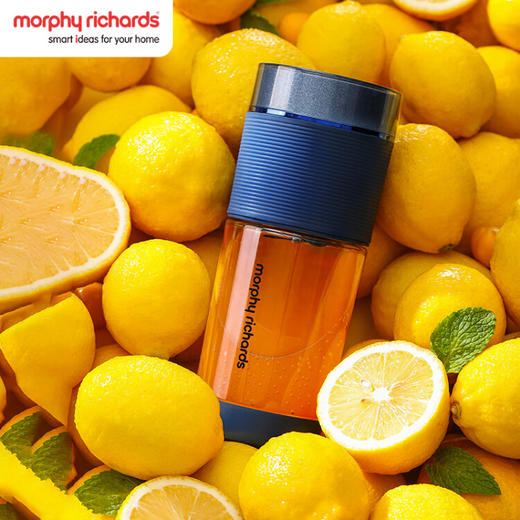 摩飞电器（Morphyrichards）榨汁果汁气泡果汁杯榨汁杯家用便携式水果榨汁 MR9801蓝色 商品图6