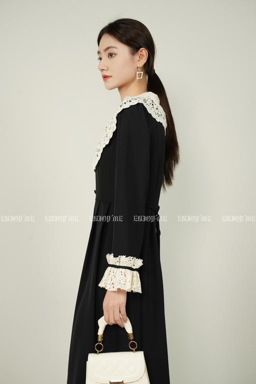 【门店同款】春季蕾丝拼接小黑裙 150199908 商品图4