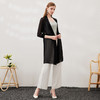 EITIE爱特爱春季新款宽松百搭抽绳显瘦针织衫开衫外套中长款6901611 商品缩略图9