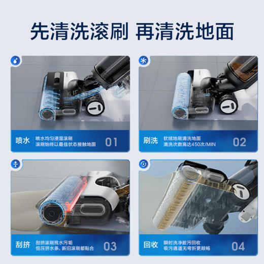 添可(TINECO)无线智能洗地机芙万3.0 家用扫地机吸拖一体手持吸尘器 商品图4