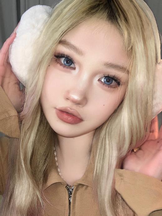 年抛 塞壬色 Mosiki  / 中直径14.2着色13.4  (同品牌多副更划算 选款色板在详情页) 蓝色 混血美瞳 商品图8