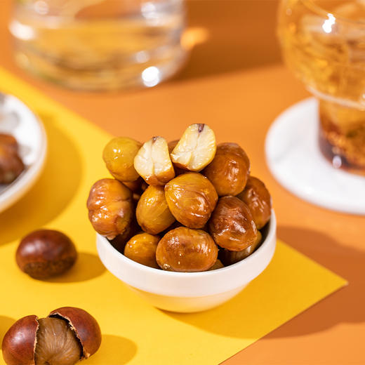 【油栗仁】软糯香甜  栗香浓郁  沂蒙山老树板栗  真空小袋包装！ 商品图2