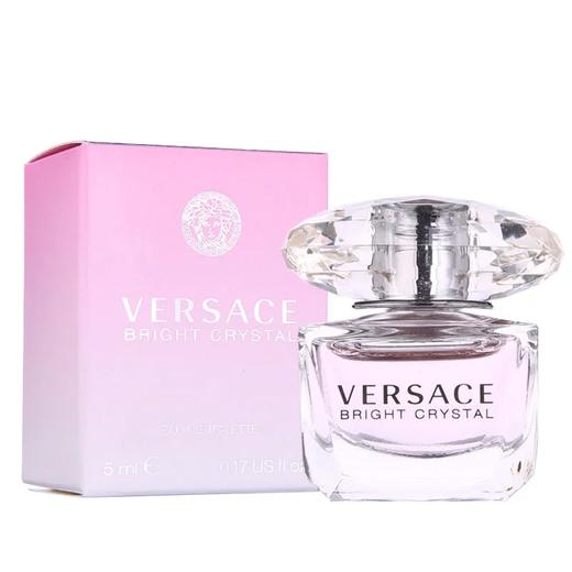 【爆款超低价预售 急单慎拍】Versace范思哲香水晶钻粉钻小样 女士淡香清新花果香氛试用装5ml 商品图0