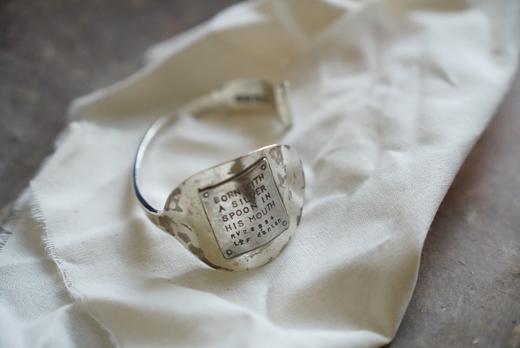 Atelier d'antan 银质古董勺子叔叔手镯 (Uncle Spoon Bangle B064​​) 商品图0