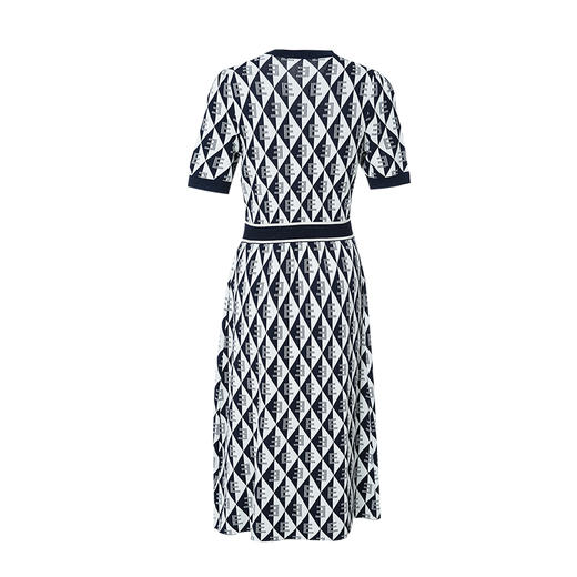 EITIE爱特爱夏季新款时尚舒适透气针织显瘦连衣裙女7301008 商品图6