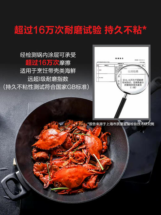 德国菲仕乐Fissler小金刚深型不粘锅家用炒锅耐磨炒菜铸铁锅通用 商品图2