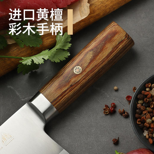 【克劳斯梅格】一体砍切刀/激光熔覆大马仕革斩切两用刀【国sir严选】 商品图5