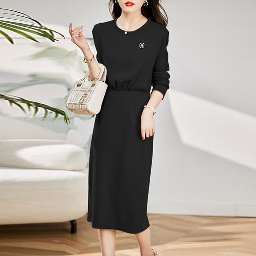 春装新款，时尚气质针织包臀连衣裙HR-ZYF2319-1 商品图3
