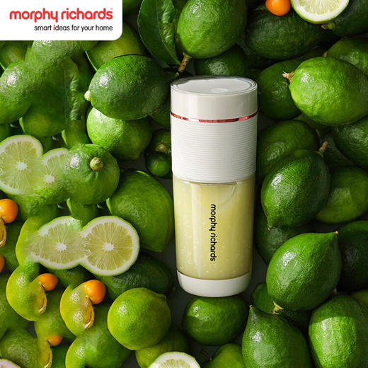 摩飞电器（Morphyrichards）榨汁果汁气泡果汁杯榨汁杯家用便携式水果榨汁 MR9801白色 商品图6