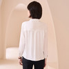 【高定款】罗蒙春秋女士长袖衬衫精致翻领商务通勤洋气质感缎面衬衣女 商品缩略图3