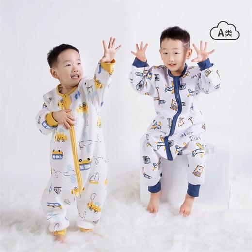 贝贝怡宝宝婴儿睡袋春夏秋冬四季通用新生儿童防踢被分腿宝宝睡袋 商品图0