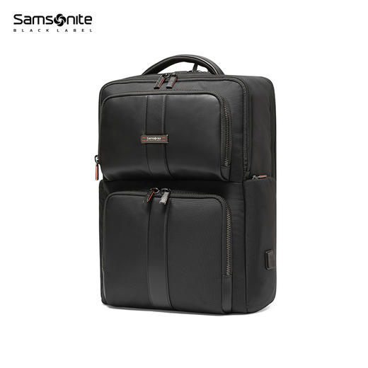 新秀丽SBL Zeltus系列高端商务弹道尼龙配牛皮双肩包HR4*004 商品图1