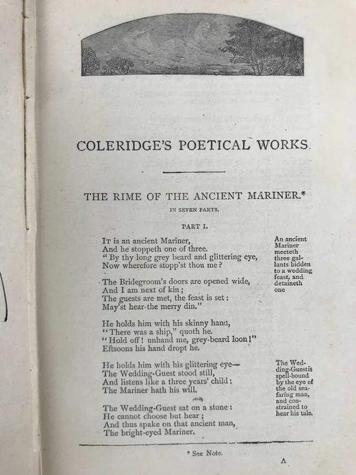 约19世纪后期 柯勒律治诗集 约3幅插图 漆布精装32开 商品图7