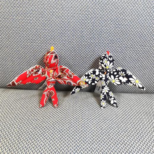 深山集市 碎花布艺燕子挂件玩偶（随机发货 收快递如同拆盲盒） 商品图0