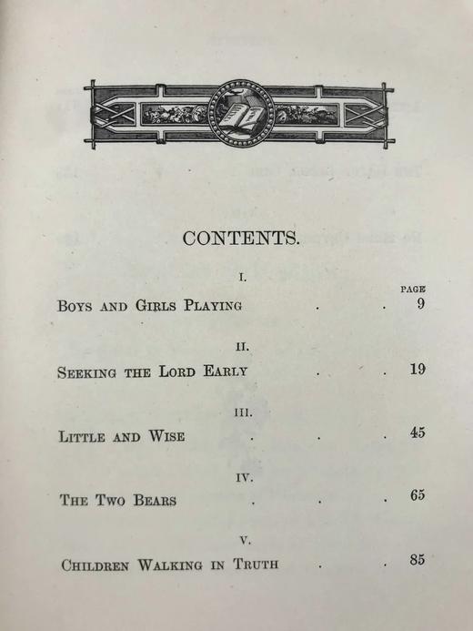 约19世纪后期 约翰·查尔斯·莱尔《男孩女孩一起玩与其他给孩子的演说》 6幅插图 漆布精装32开 商品图4
