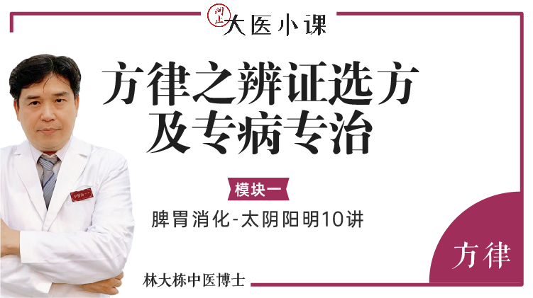 辨证选方及专病专治：脾胃消化_太阴阳明10讲