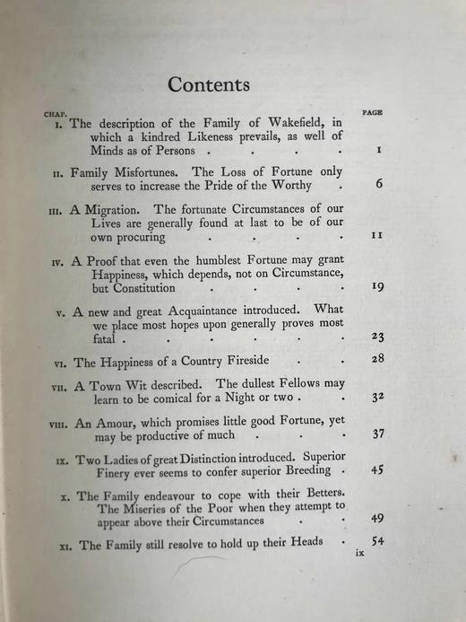 1898年 戈德史密斯《威克菲尔德牧师》 12幅彩色插图 漆布精装32开 商品图5