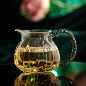 禾器炫彩·莲君茶海 高硼硅 玻璃公道杯 建议容量：230ml