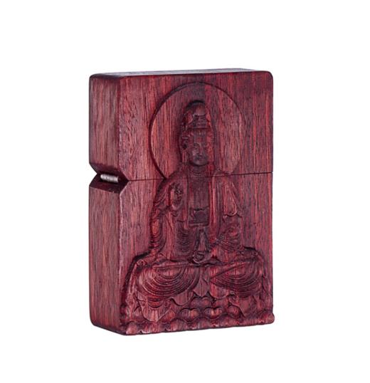 【打火机】首领檀木系列明火煤油打火机锦盒包装 商品图11