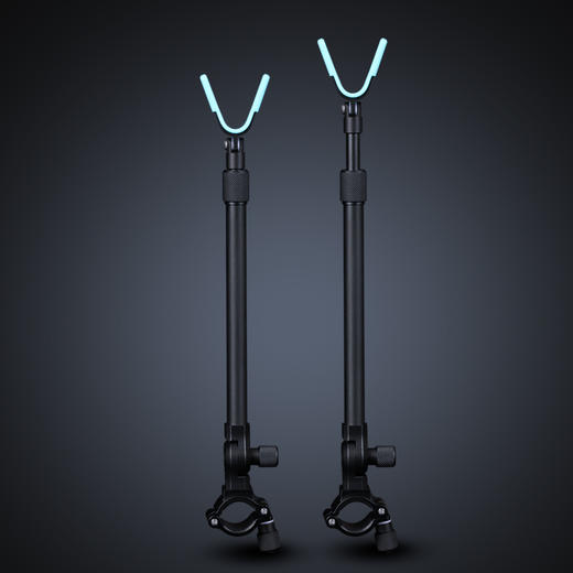 空钩悟道全尺寸后挂新款炮台航空铝支架竞技鱼竿可伸缩支架杆天线 商品图0