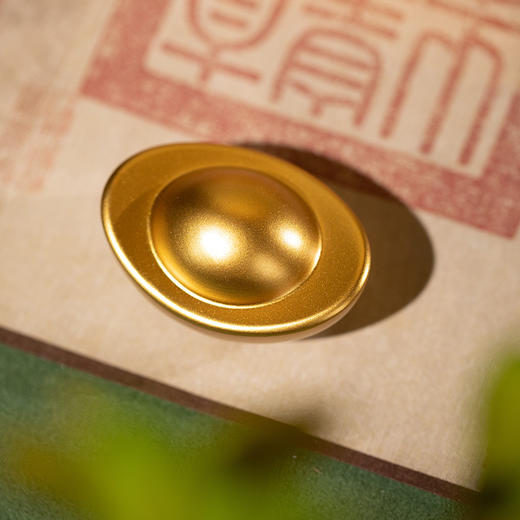 朱炳仁丨一锭发财 铜元宝 摆件 茶具 配件 商品图4