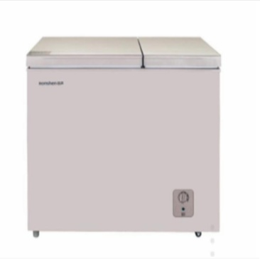 容声 冰柜 BCD-186EBA/HC 186升 金色玻璃 DS制冷系统 双温双控 冷藏可单独关闭