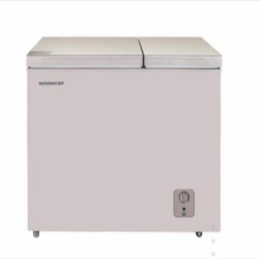 容声 冰柜 BCD-186EBA/HC 186升 金色玻璃 DS制冷系统 双温双控 冷藏可单独关闭 商品图0