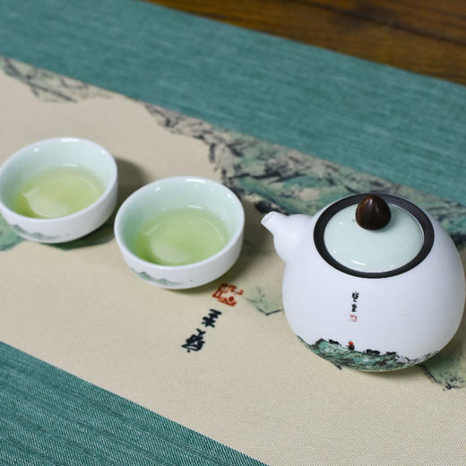 羽诗制造出品 雪域明珠套装茶具文创礼盒 商品图2