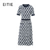 EITIE爱特爱夏季新款时尚舒适透气针织显瘦连衣裙女7301008 商品缩略图5