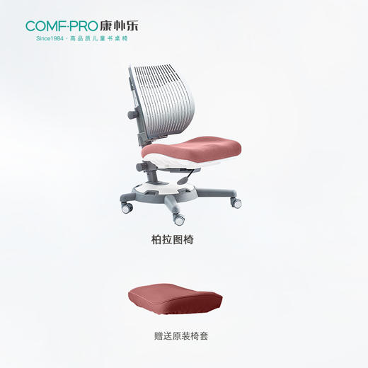 常爸精选 单桌单椅拍这里、康朴乐柏拉图学习椅学生椅子调节升降椅坐姿矫正座椅防驼背写字椅 商品图0