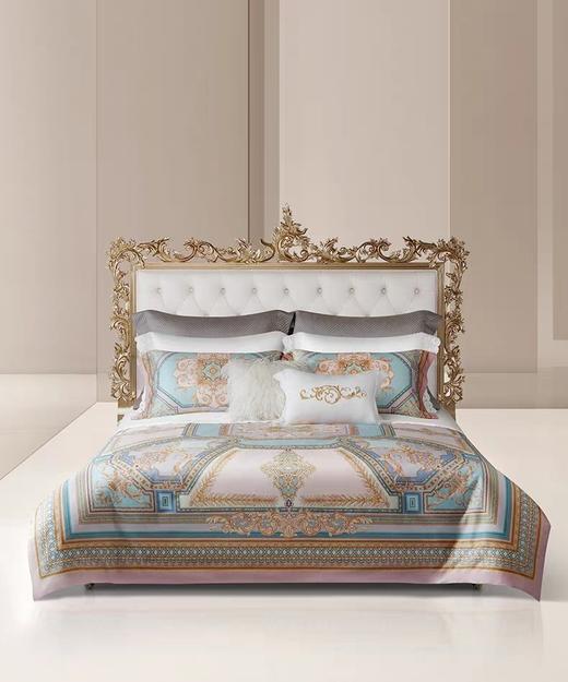 ROYALCOVER/罗卡芙家纺 100支全棉独幅数码印花四件套 阿尔萨斯堡 商品图0