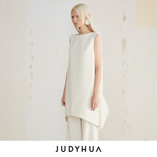 JUDYHUA 手工毛边蝶翼拼接设计款连衣裙 商品图1