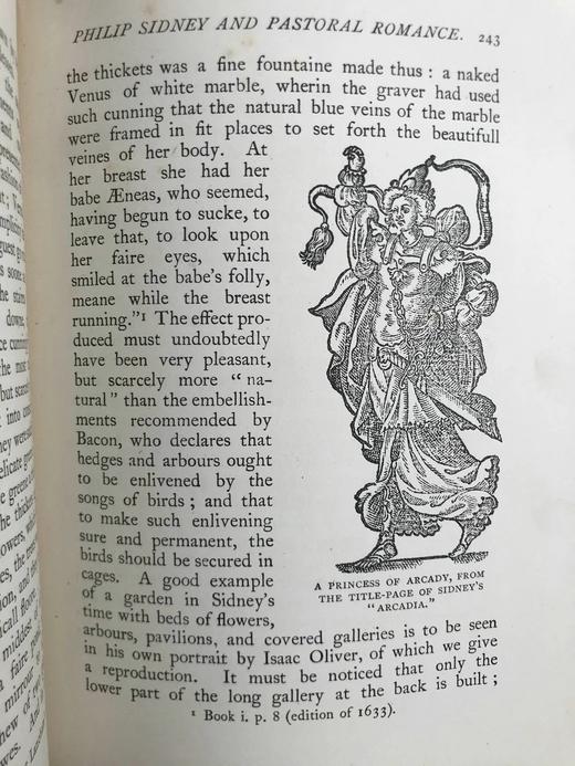 1899年 莎士比亚时代的英国小说 数十幅版画插图 漆布精装32开 商品图6