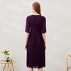 EITIE爱特爱夏季新款气质时尚五分袖连衣裙B2307112 商品缩略图3