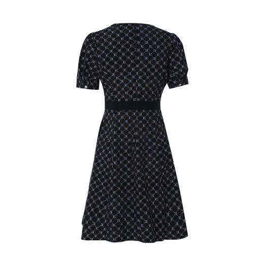 EITIE爱特爱春季新款气质优雅小翻领显瘦连衣裙7307035 商品图6