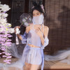 【情趣内衣 古风款！！】霏慕 系带雪纺古风分体套装紫色精灵套装6882 商品缩略图2
