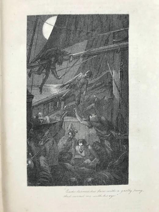 约19世纪后期 柯勒律治诗集 约3幅插图 漆布精装32开 商品图8